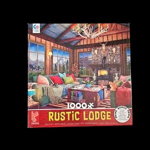 Ceaco Rustic Lodge 1000 Piece Puzzle - Multicolor